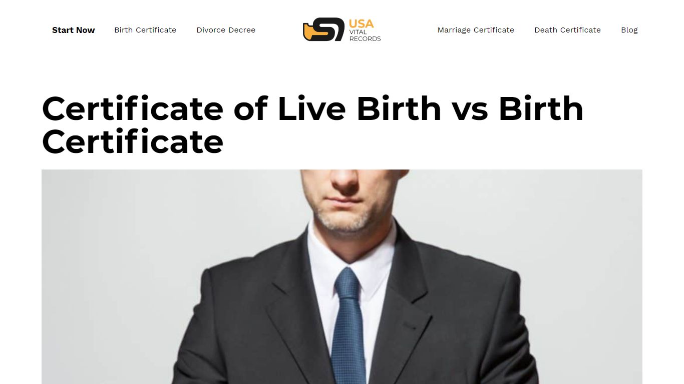 Certificate of Live Birth vs Birth Certificate | USA Vital Records